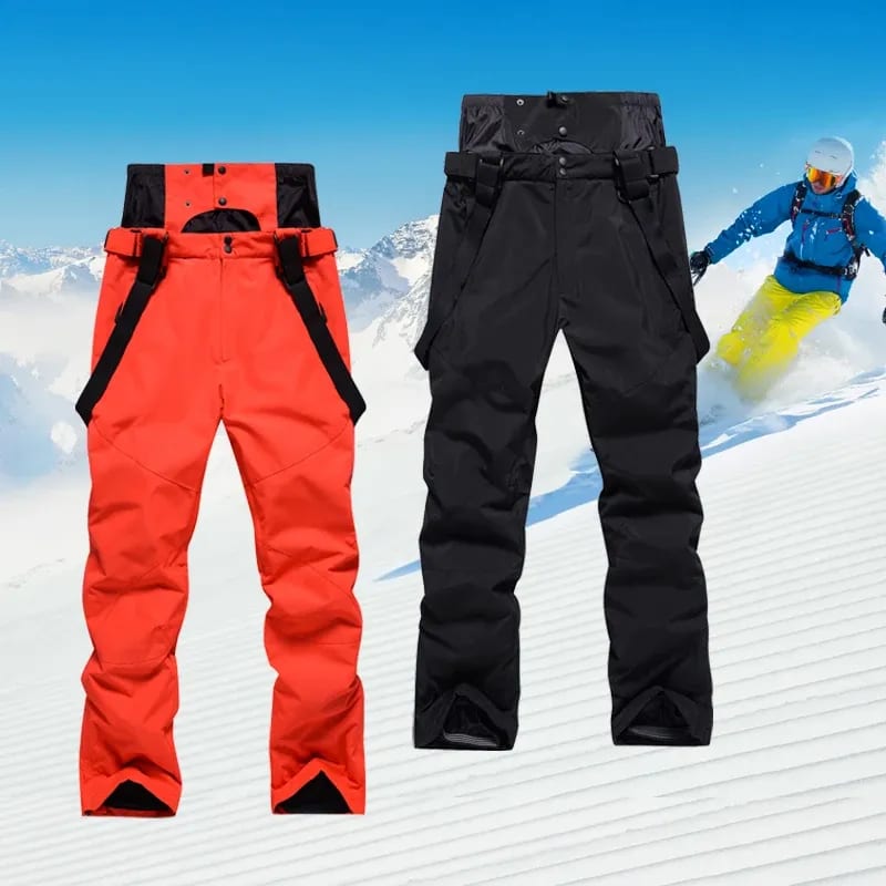 Men's Waterproof Insulated Ski Trousers with Braces | Lawrence_12