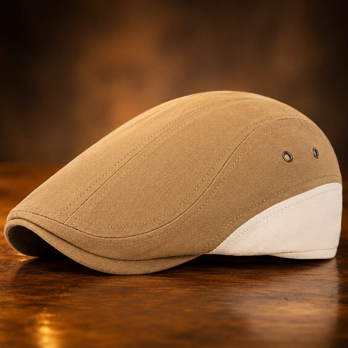Men's Breathable Linen Flat Cap | Horace_3