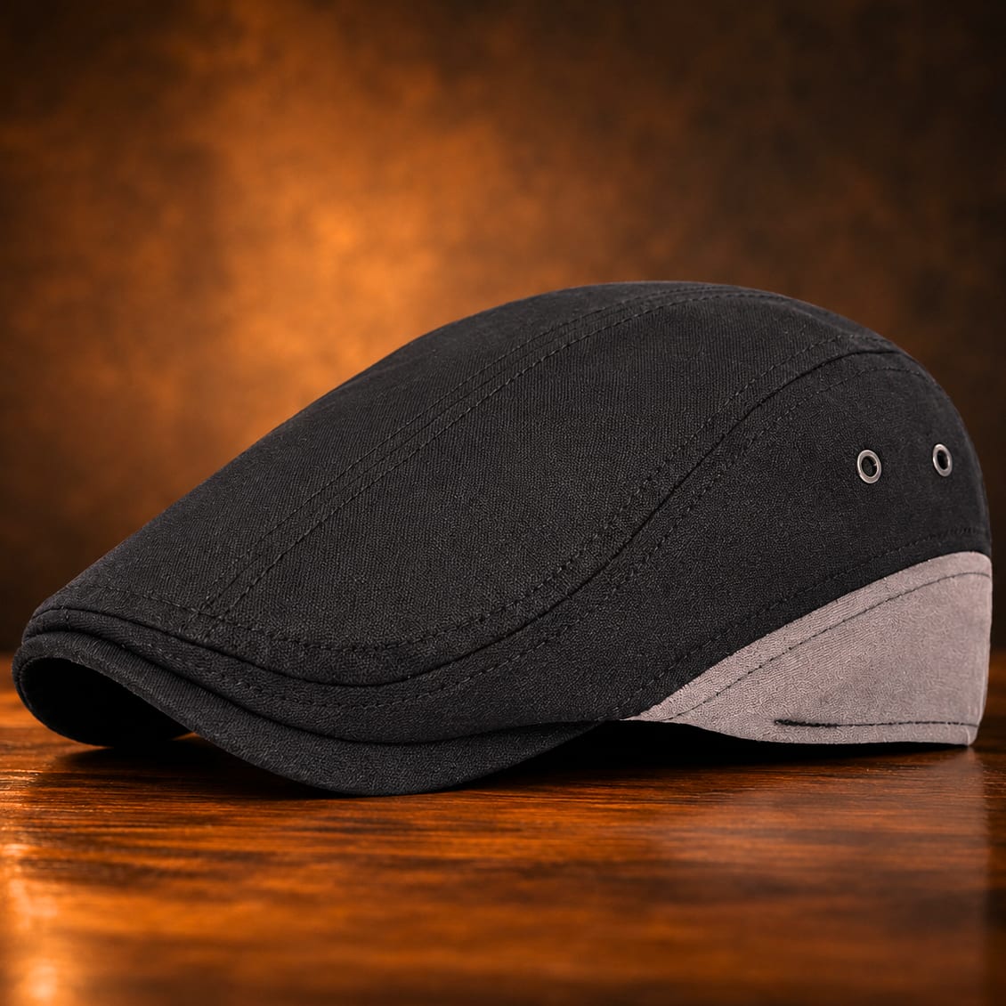 Men's Breathable Linen Flat Cap | Horace_5