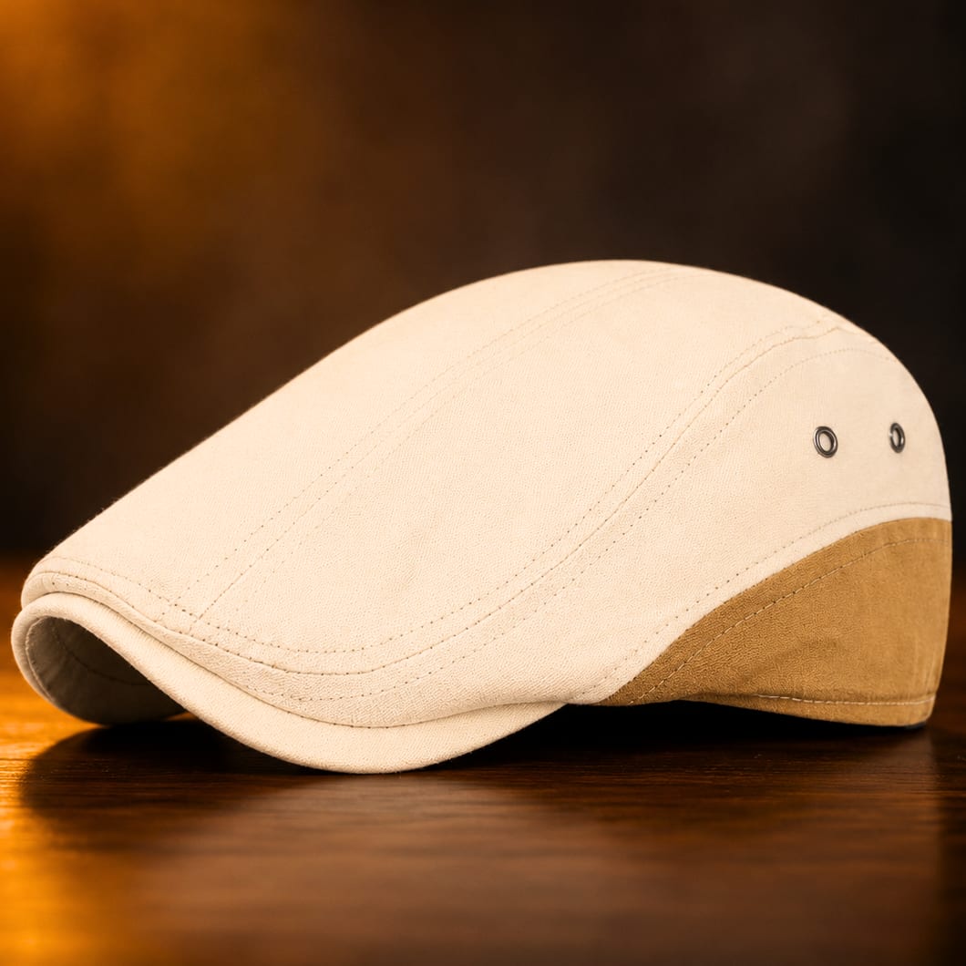 Men's Breathable Linen Flat Cap | Horace_9
