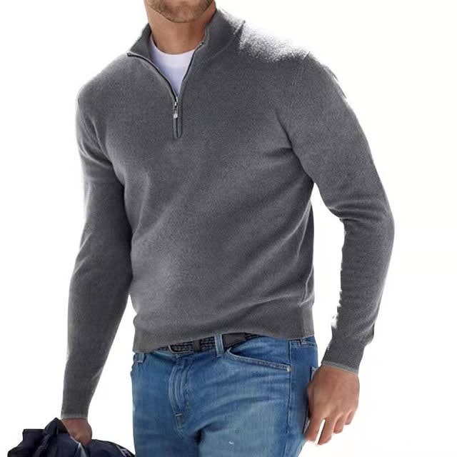 Men's Half Zip Knit Jumper | Glenn_2