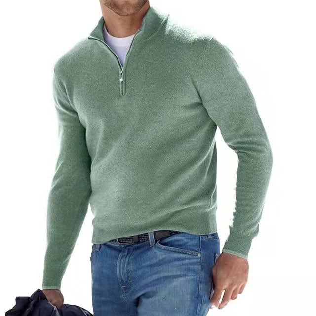 Men's Half Zip Knit Jumper | Glenn_6