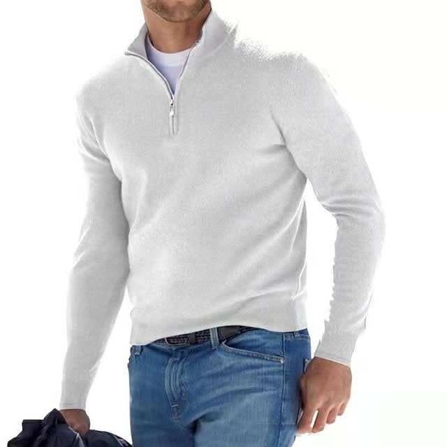 Men's Half Zip Knit Jumper | Glenn_8