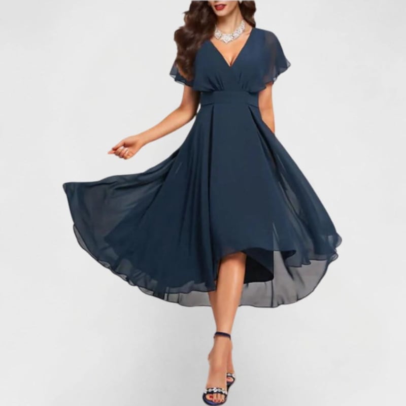 Women's Flutter Sleeve Homecoming Dress | Monica Watson_1