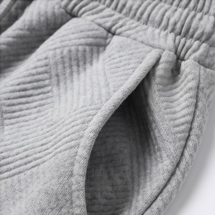 Women's Textured Knit Cropped Trouser Set | Mandy_16