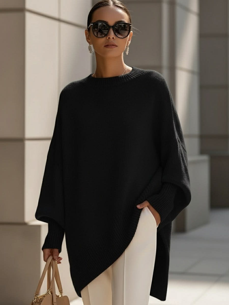 Women's Longline Knit Jumper | Rhoswen_6