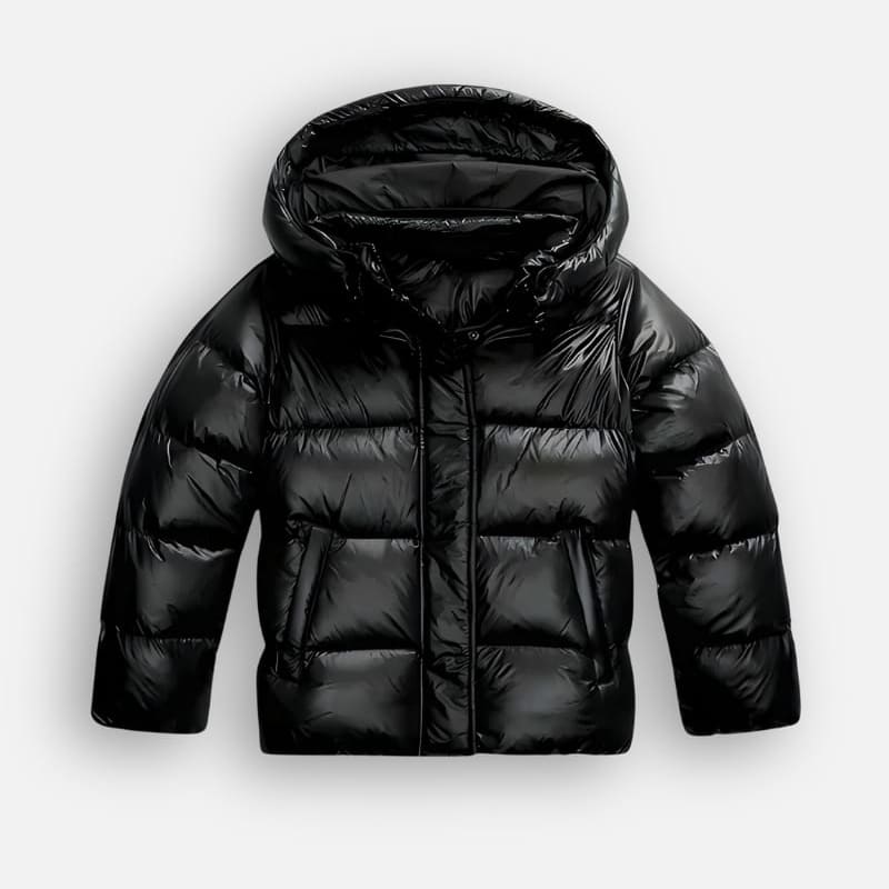 Women's Glossy Quilted Puffer Jacket | Cathy_1