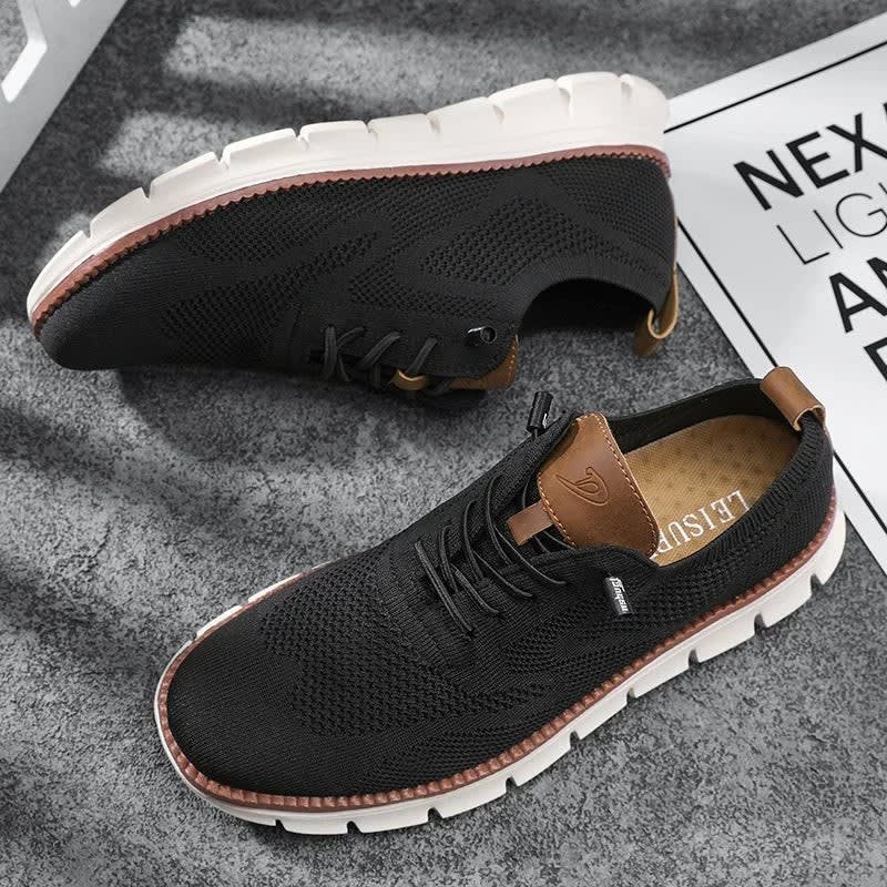 Men's Breathable Knit Trainers | Sandy_7