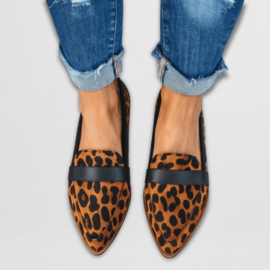 Women's Pointed Toe Suede Loafers | Norma_4