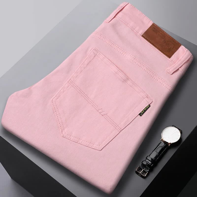 Men's Cotton Stretch Slim Trousers | Julian_1