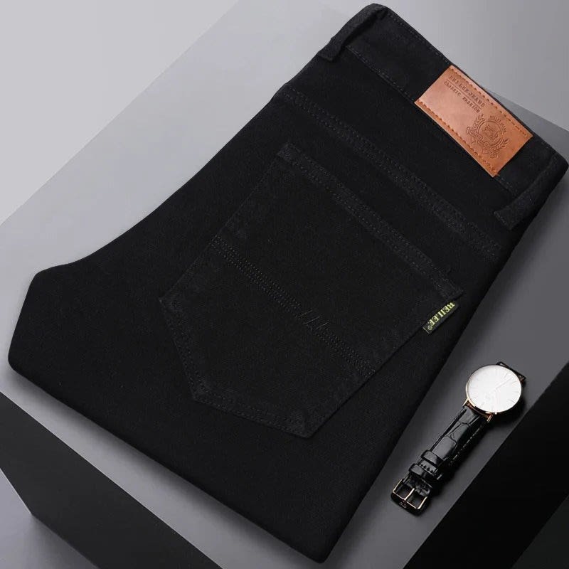 Men's Cotton Stretch Slim Trousers | Julian_9