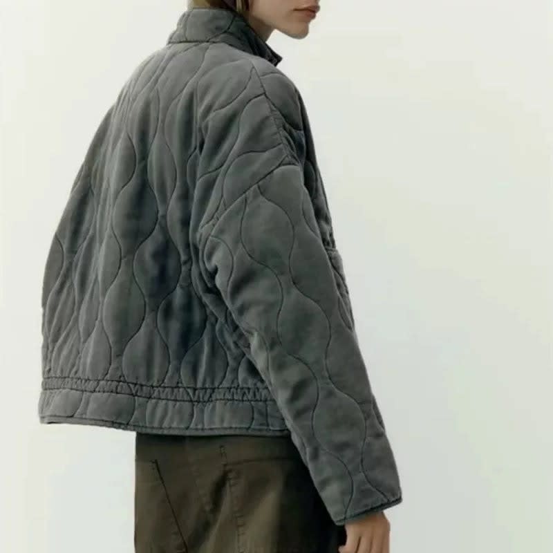Women's Quilted Cotton Jacket | Lettitia_5