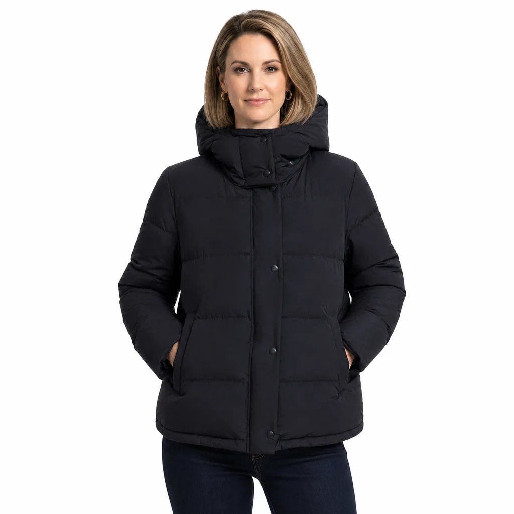 Women's Quilted Hooded Puffer Jacket | Bethany_3