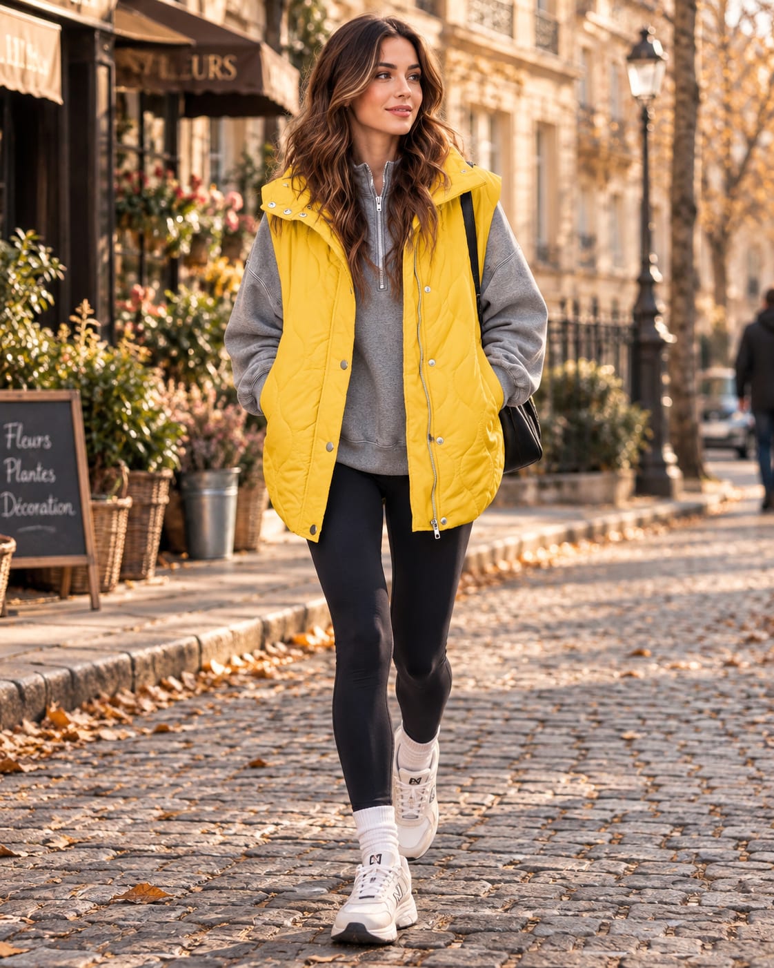 Women's Quilted Cropped Puffer Gilet | Elsie_6