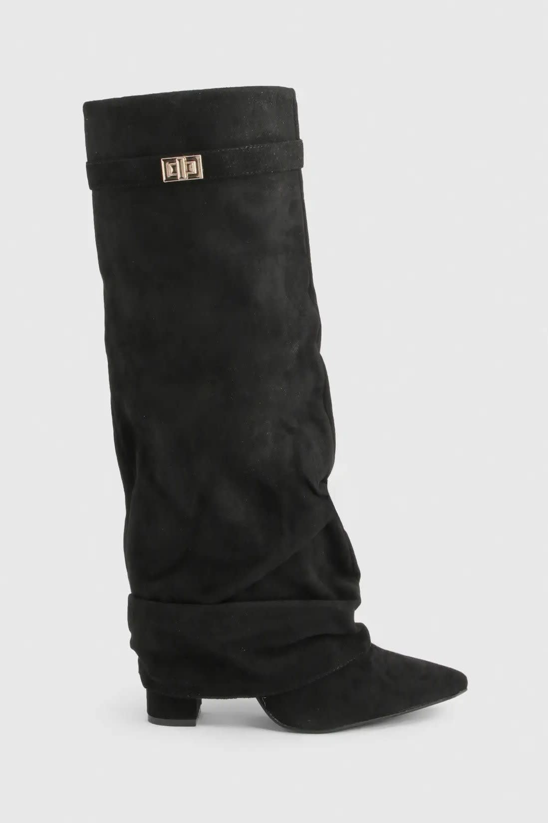 Women's Faux Suede Slouch Boots | Trudy_24