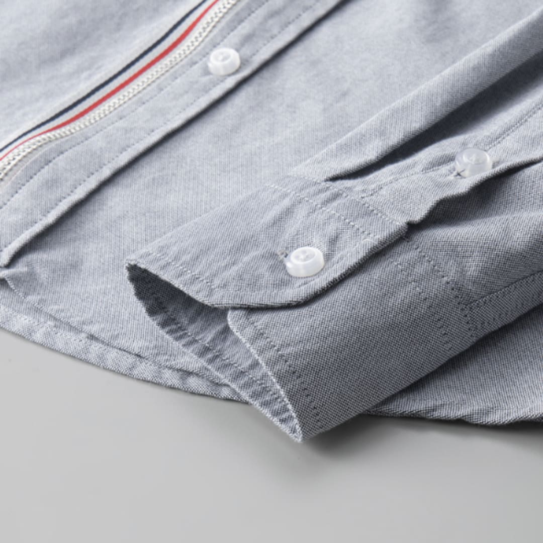 Men's Cotton Zip Front Shirt | Callum_7
