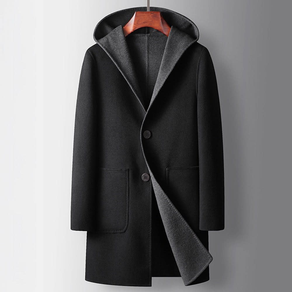 Men's Reversible Wool Coat | Cedric_3