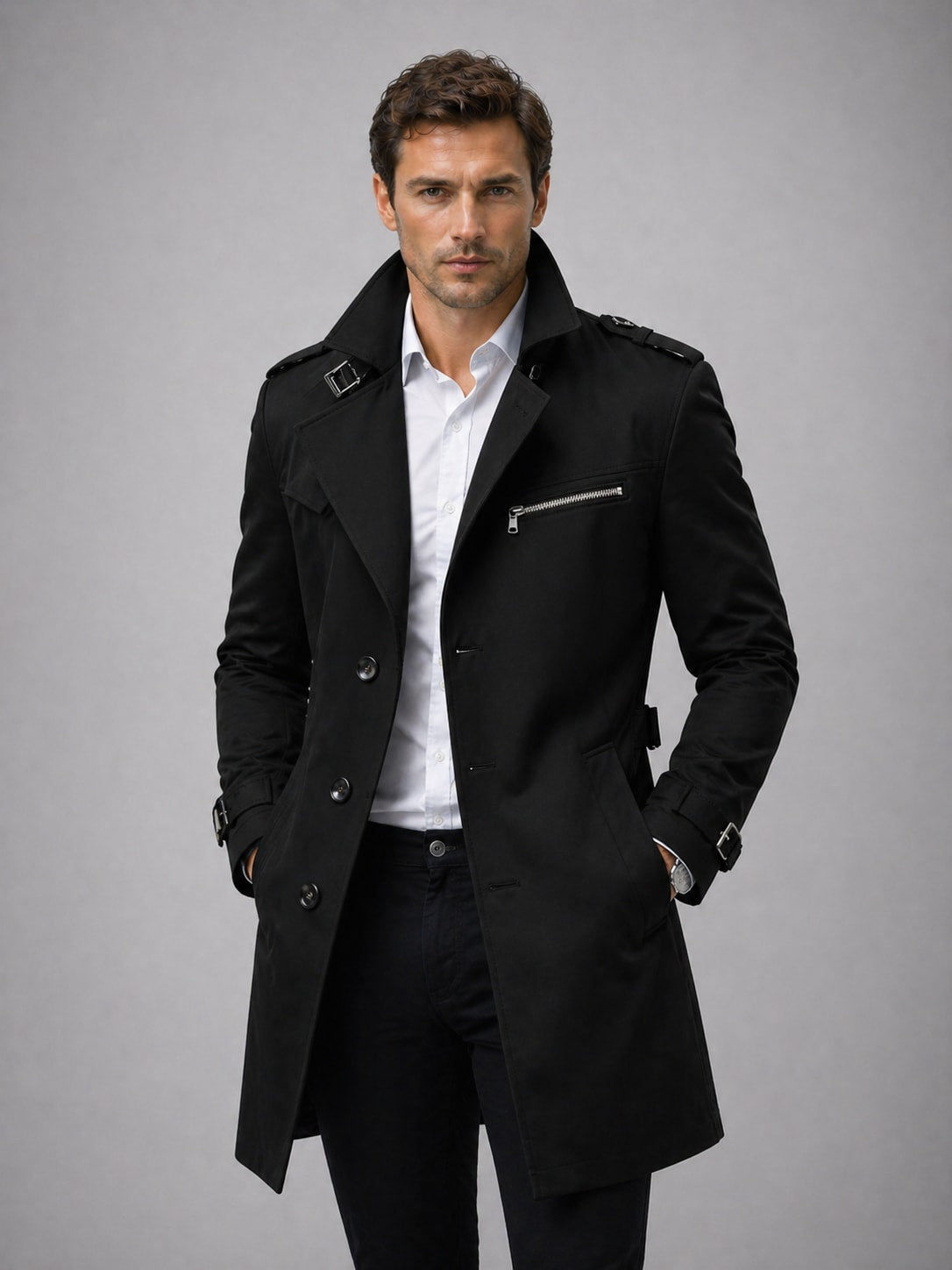Men's Belted Trench Coat | Ellery_7