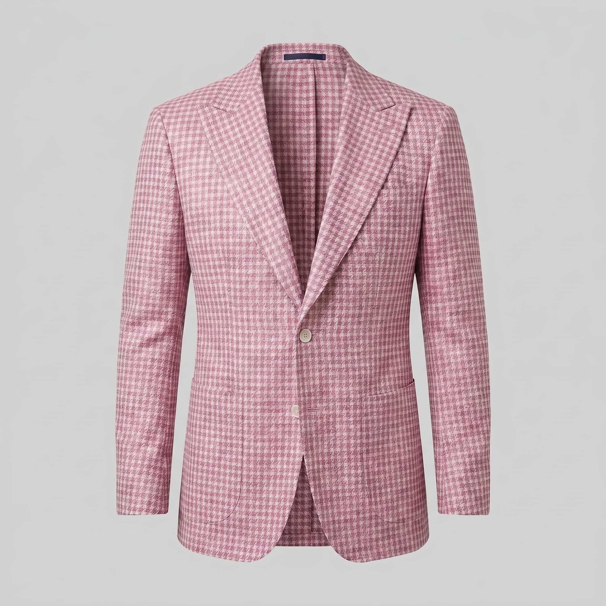 Men's Lightweight Houndstooth Blazer | Aaron_10