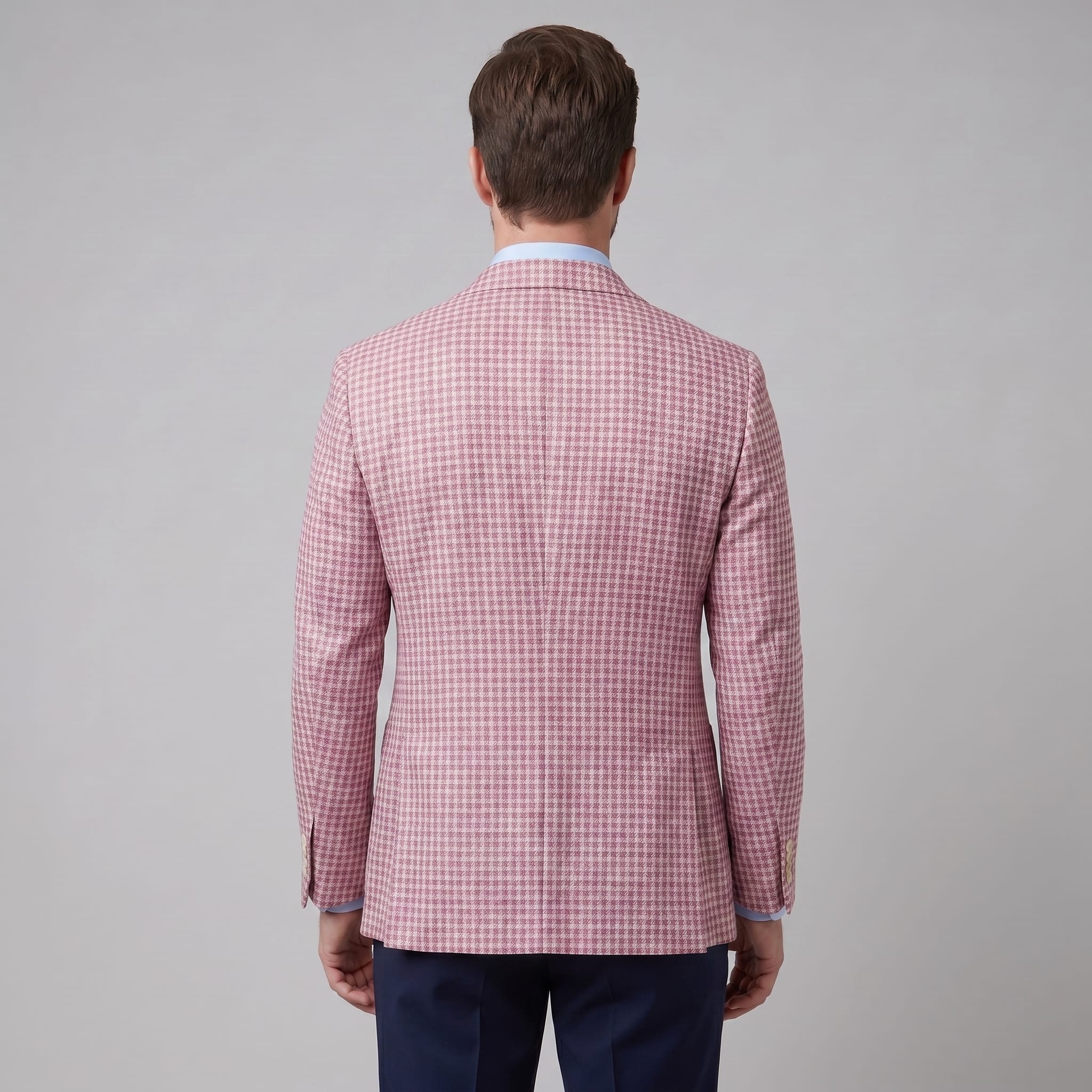 Men's Lightweight Houndstooth Blazer | Aaron_8