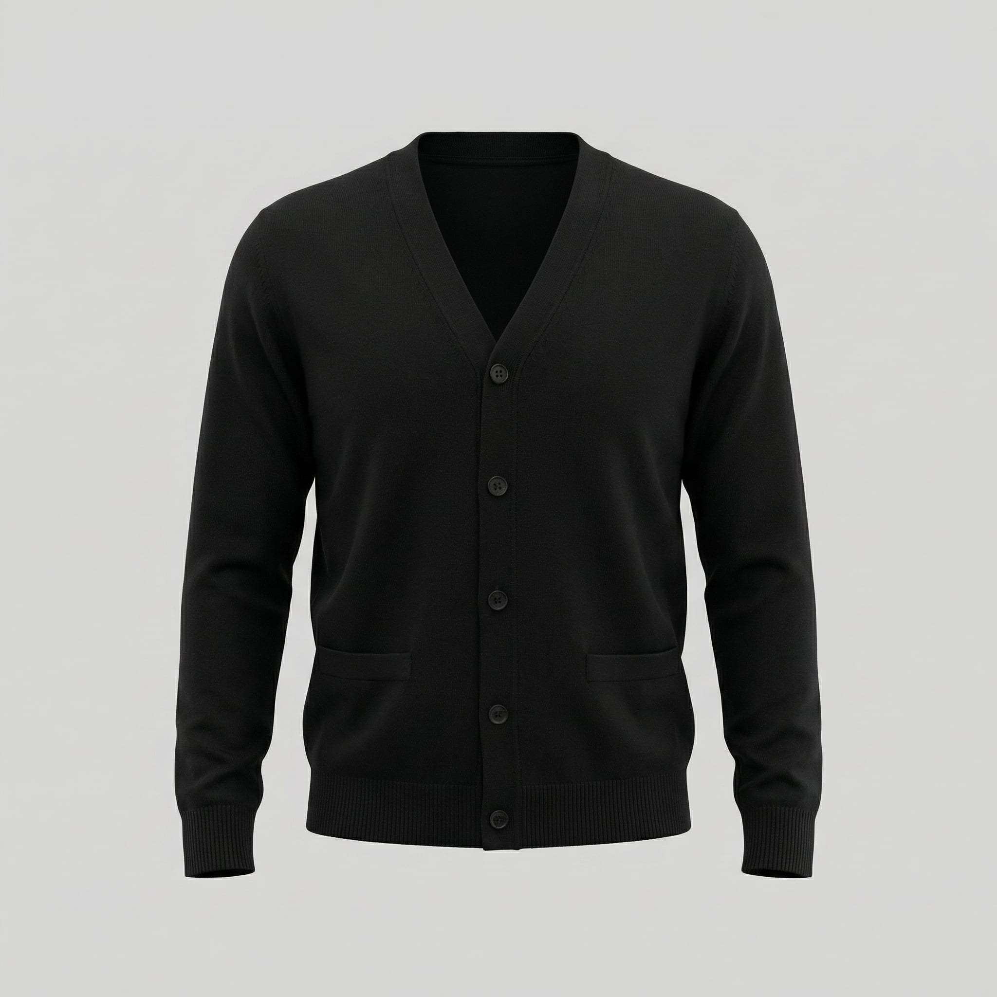 Men's Knit V-Neck Cardigan | Ned_9