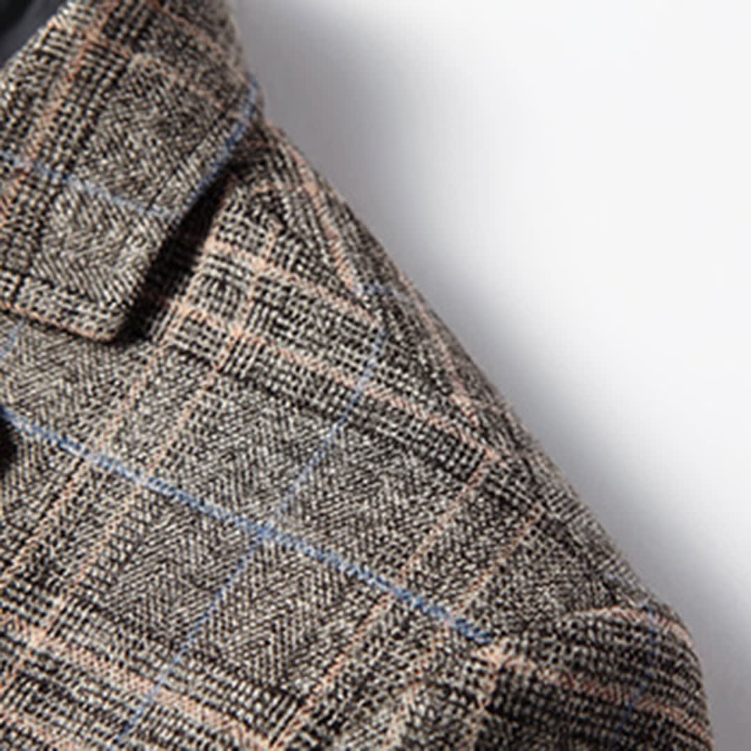 Men's Lightweight Checked Blazer | Kian_14