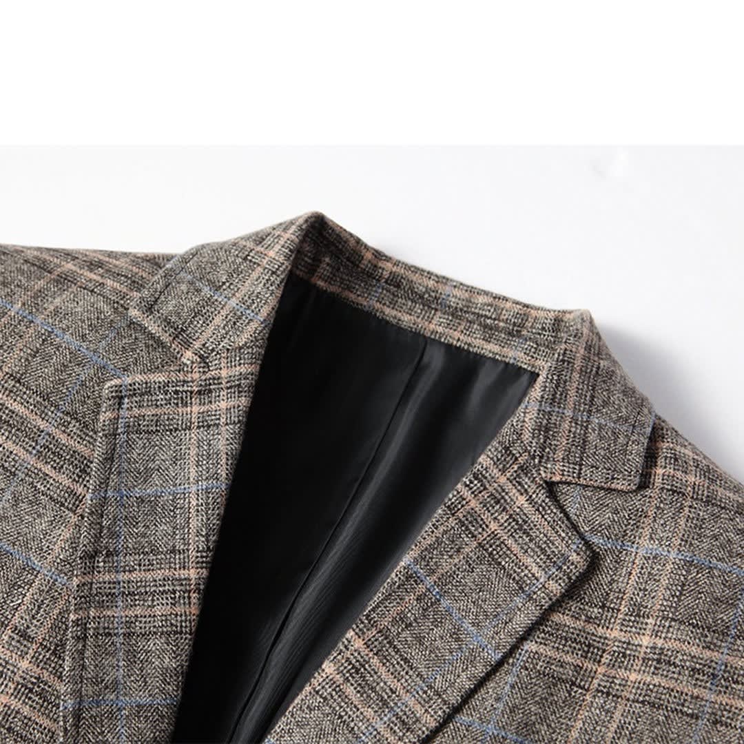 Men's Lightweight Checked Blazer | Kian_18