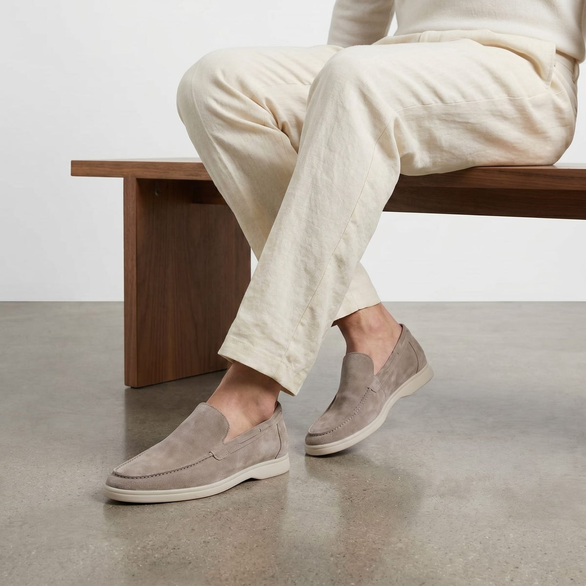 Men's Suede Slip-On Loafers | Eric_4