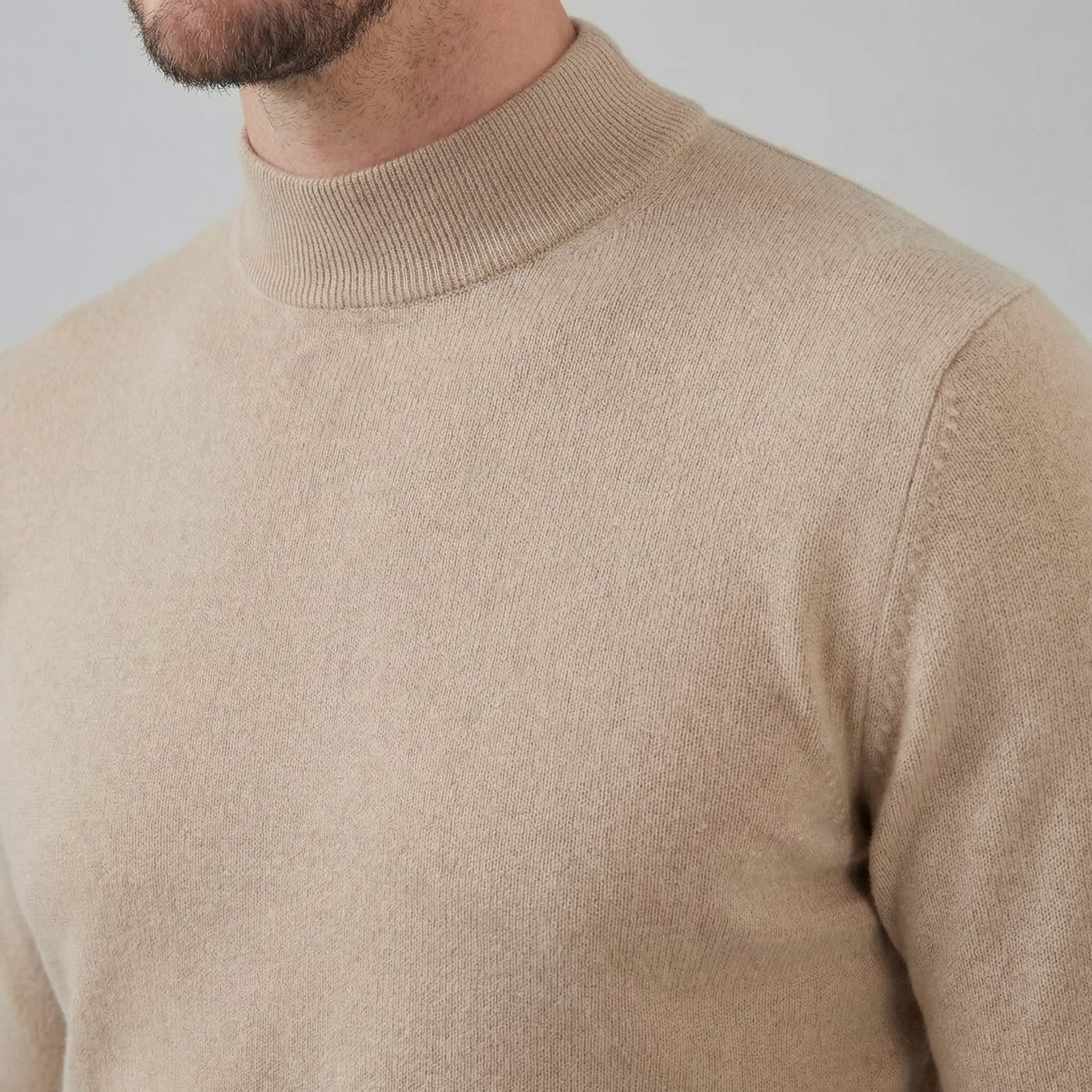 Men's Wool Turtleneck Jumper | Dougie_14