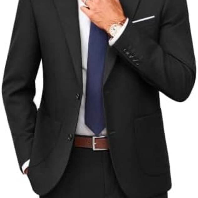 Men's Single Breasted Slim Two Piece Suit | Oscar_1