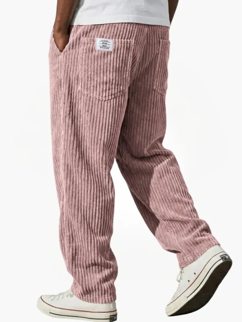 Men's Corduroy Straight-Leg Trousers | Randolph_12