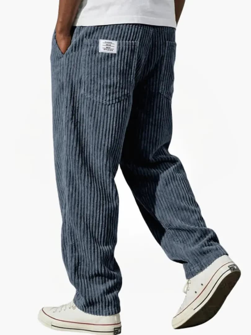 Men's Corduroy Straight-Leg Trousers | Randolph_3
