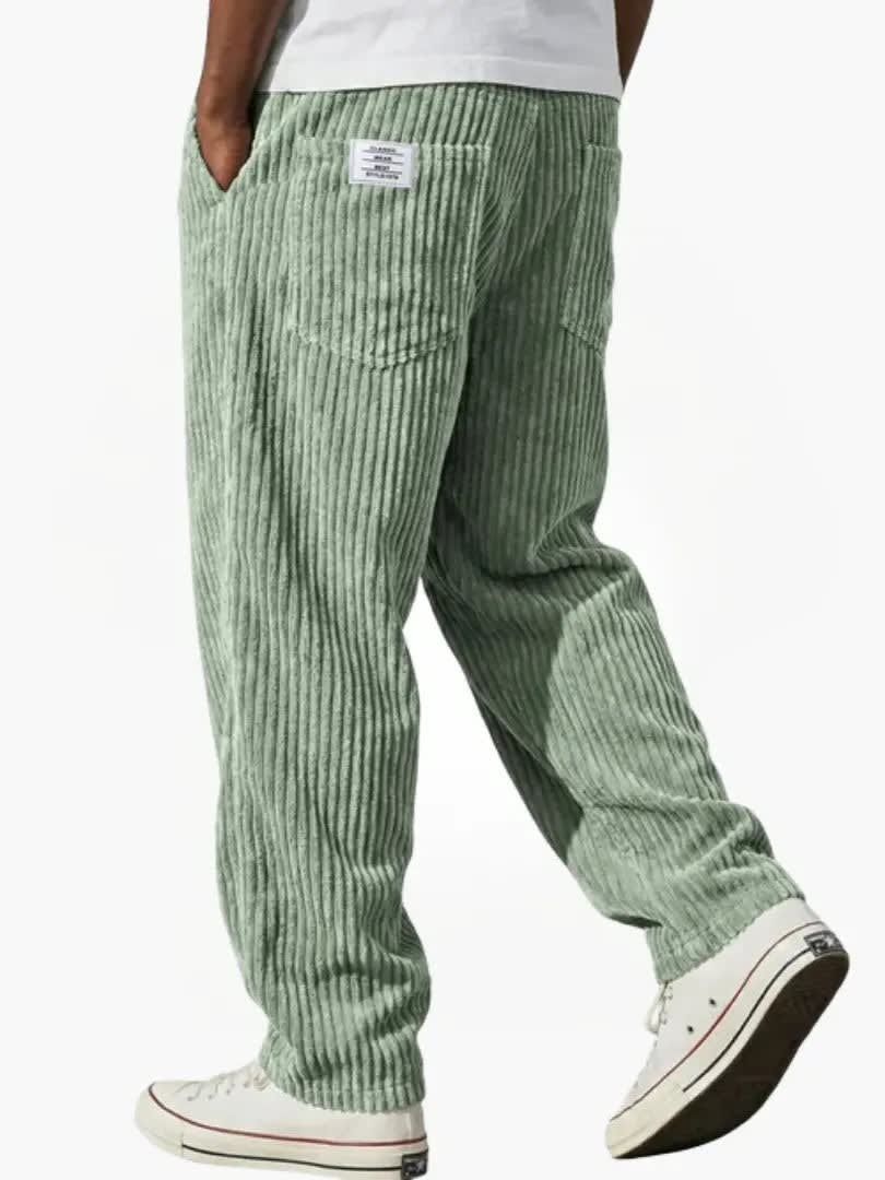Men's Corduroy Straight-Leg Trousers | Randolph_6
