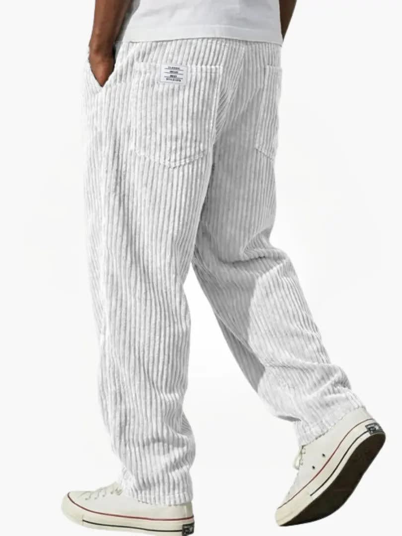 Men's Corduroy Straight-Leg Trousers | Randolph_7