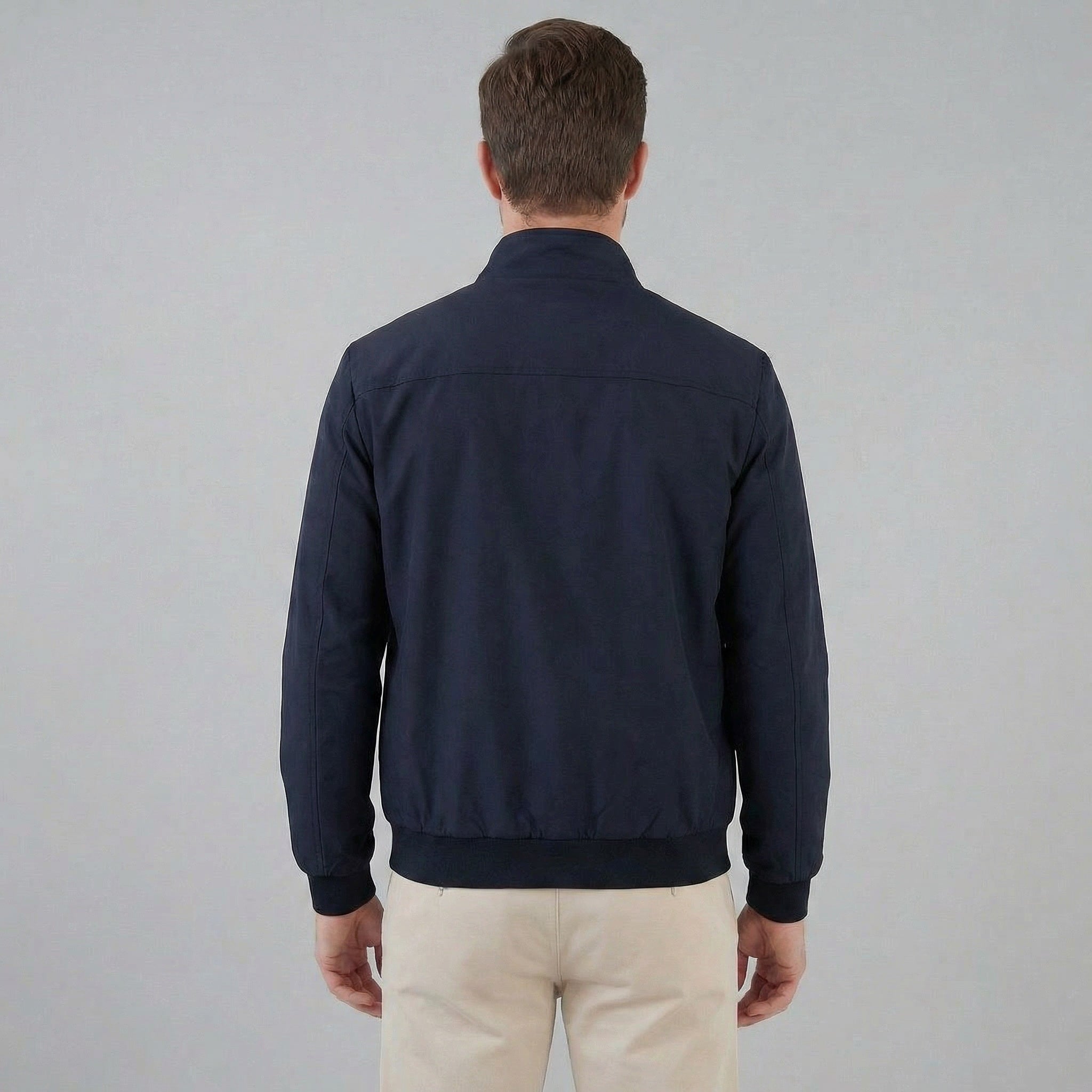 Men's Lightweight Stand Collar Jacket | Nathan_13