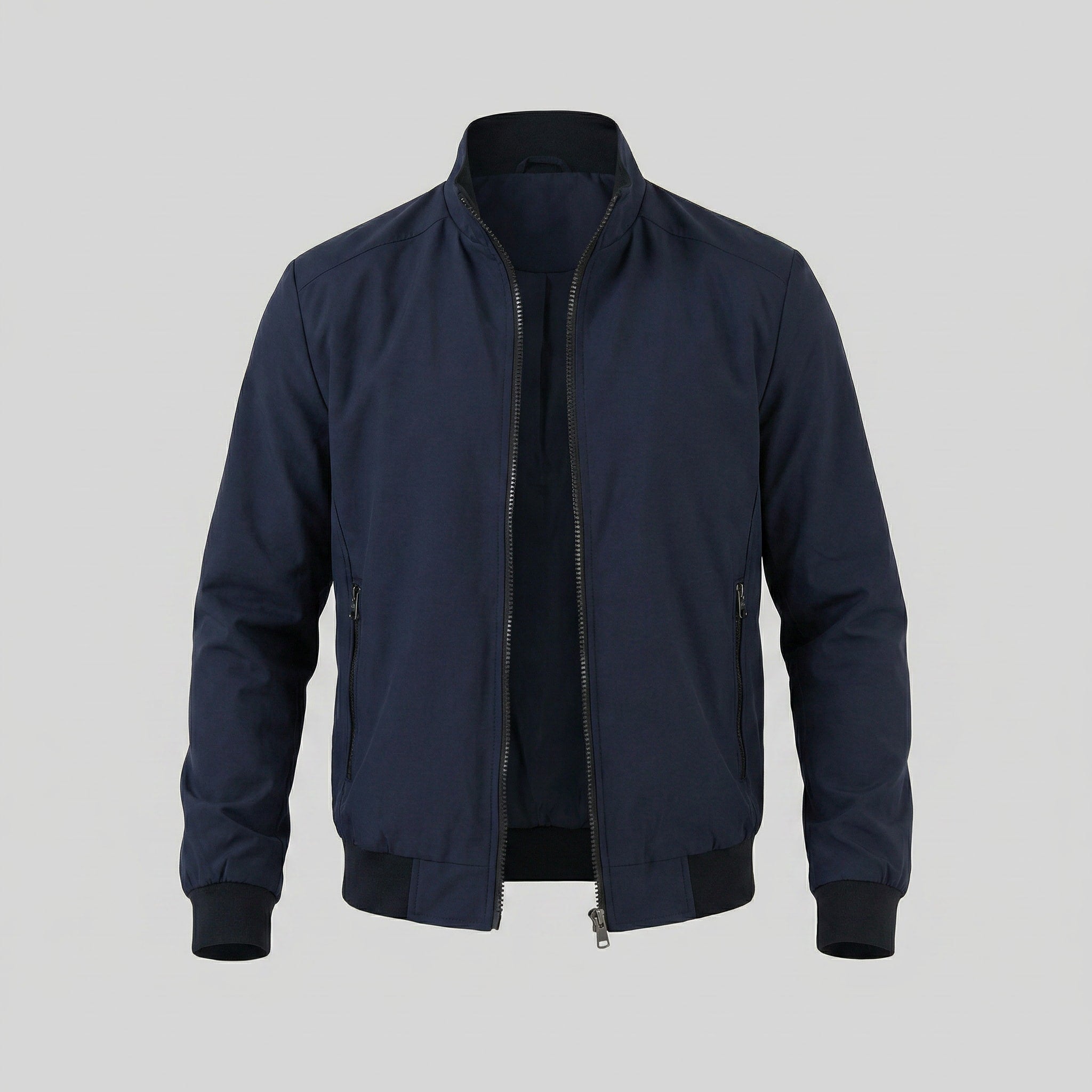 Men's Lightweight Stand Collar Jacket | Nathan_15