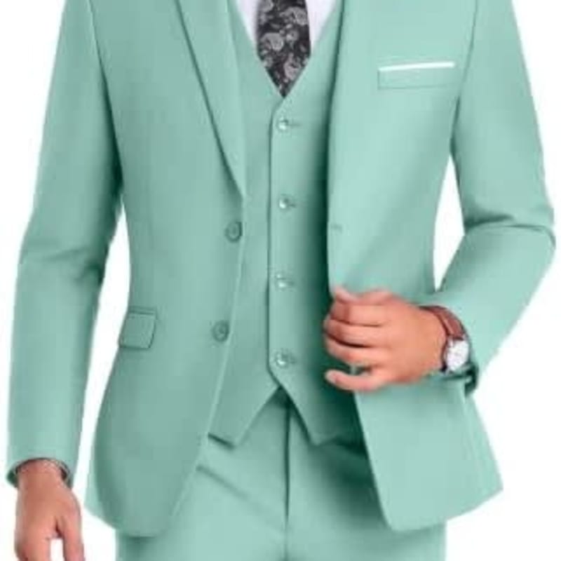 Men's Single Breasted Three Piece Wedding Suit | Dominic_1