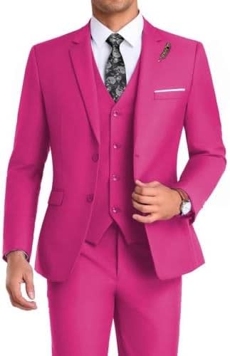 Men's Single Breasted Three Piece Wedding Suit | Dominic_15