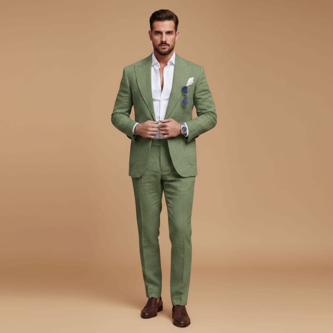 Men's Notch Lapel Two-Piece Suit | Gilbert_8