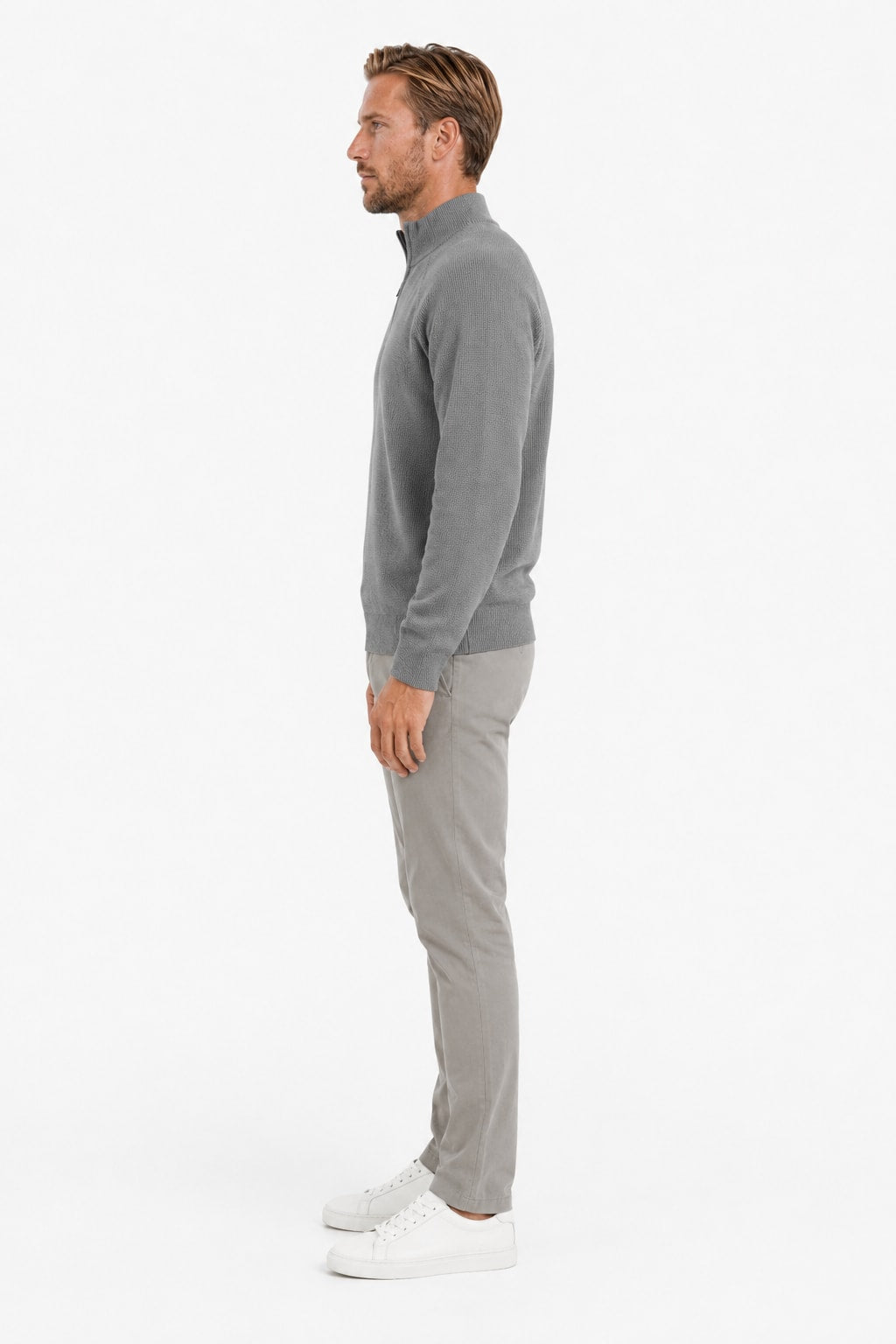 Men's Quarter-Zip Knit Jumper | Julian_4