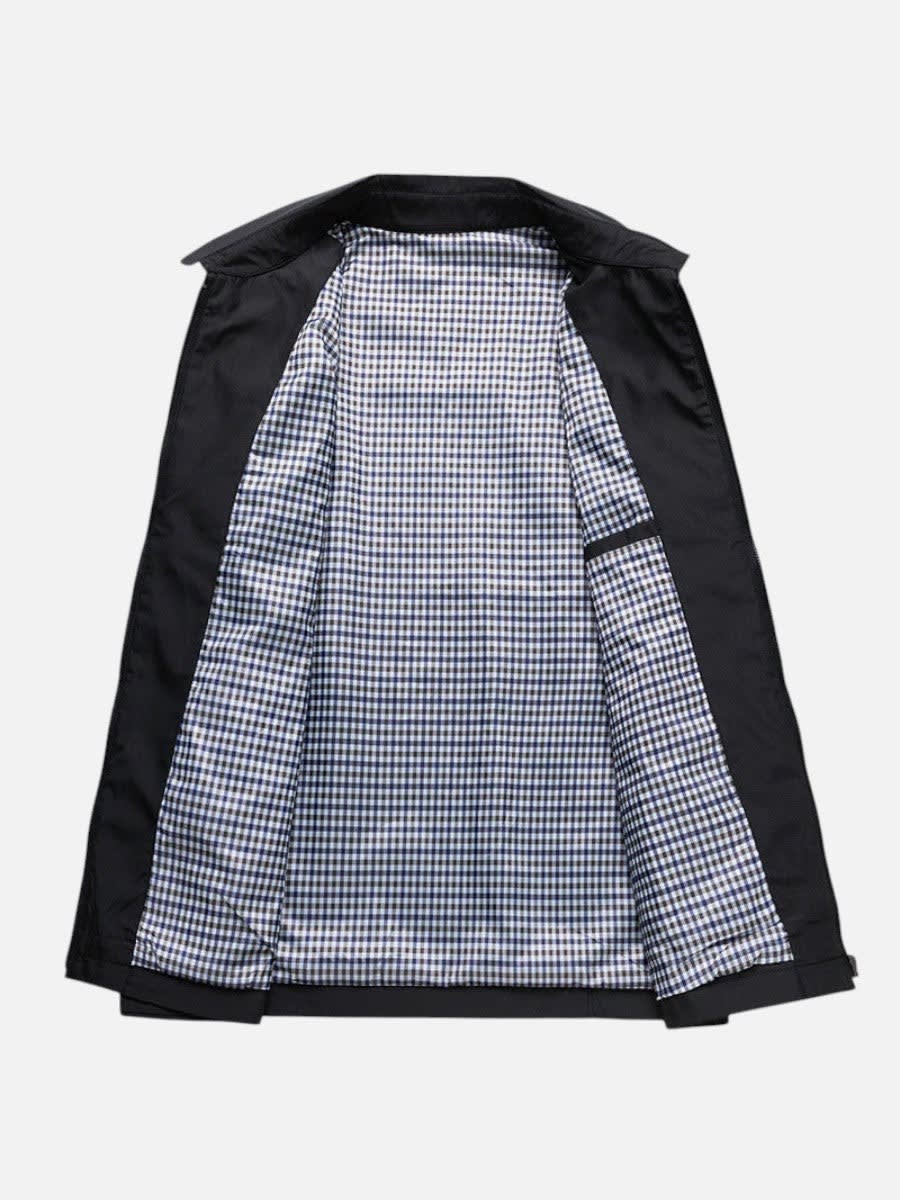 Men's Cotton Blend Zip Up Jacket | Peregrine_3