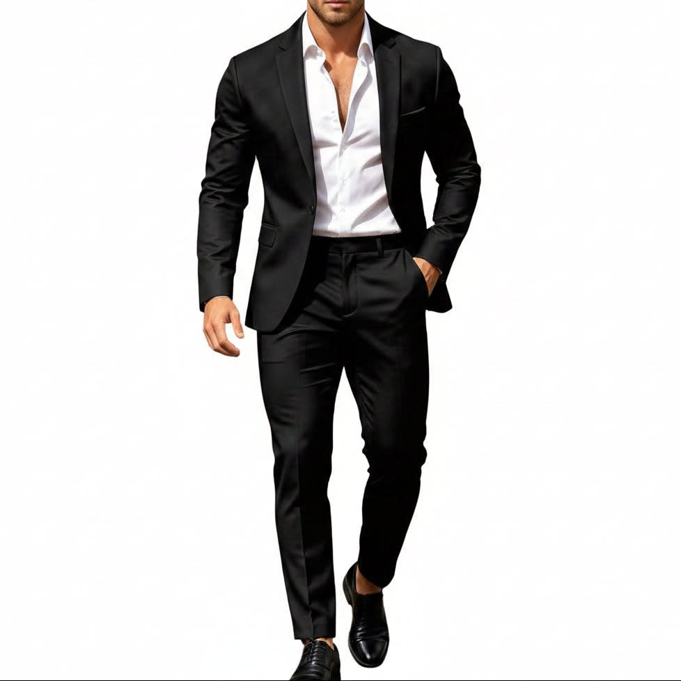 Men's Single Breasted Lightweight Two Piece Suit | Callum_2