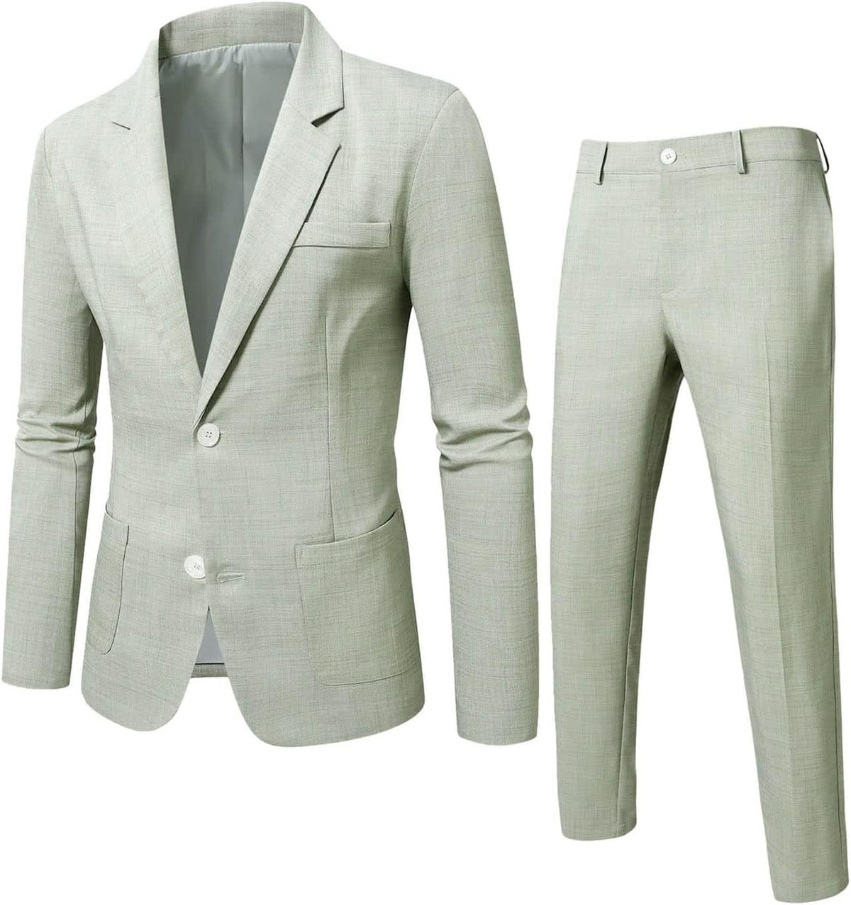 Men's Single Breasted Lightweight Two Piece Suit | Callum_25