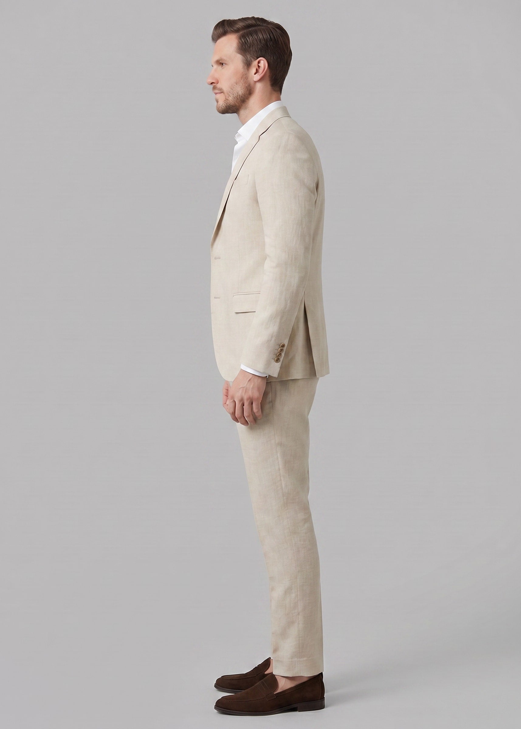 Men's Linen Blend Wedding Suit | Will_2