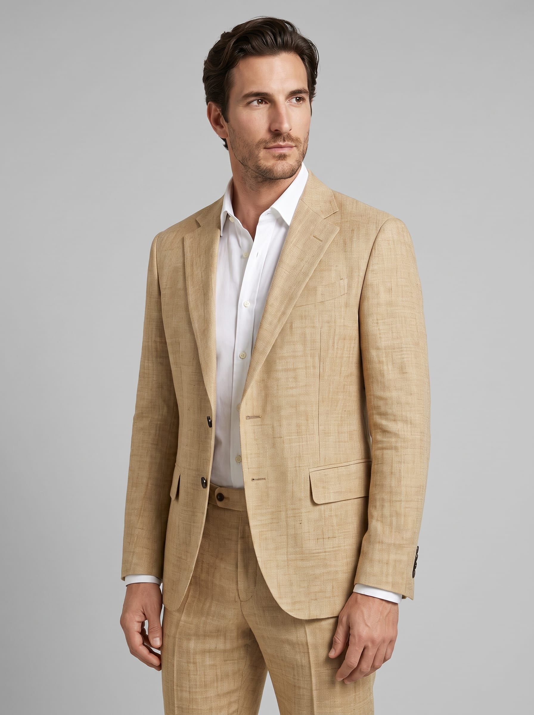 Men's Linen Slim Fit Suit | Rudy_22