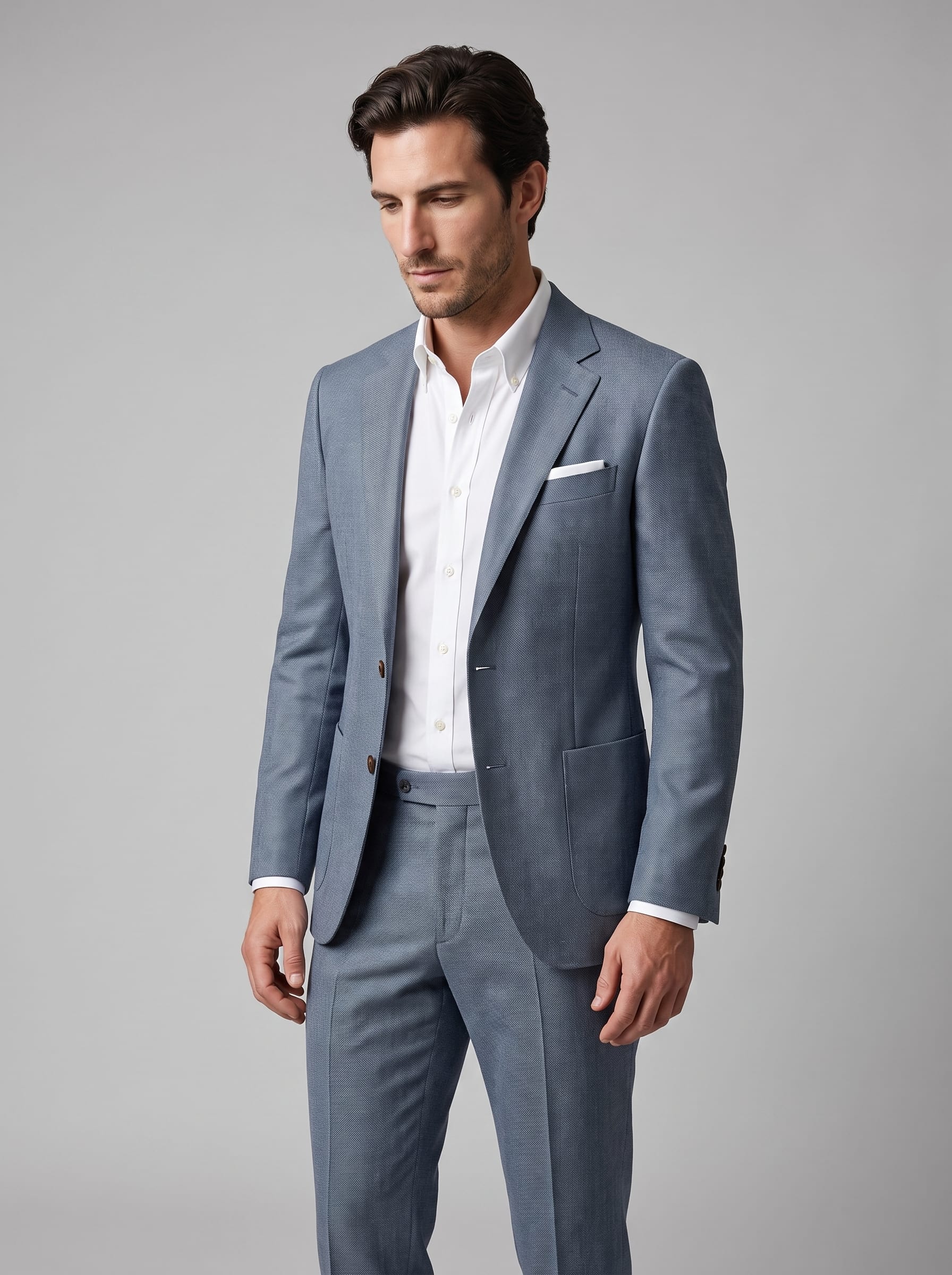 Men's Linen Slim Fit Suit | Rudy_6