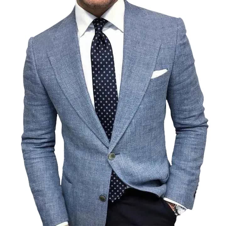 Men's Single Breasted Slim Fit Blazer | Colin_2