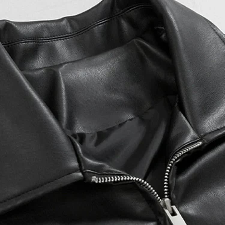 Men's Oversized Faux Leather Jacket | Douglas_3