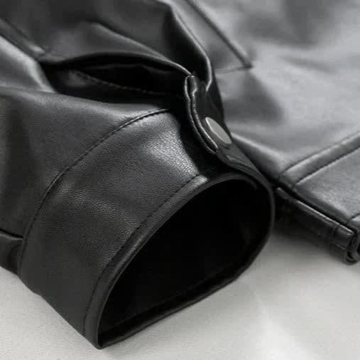 Men's Oversized Faux Leather Jacket | Douglas_4