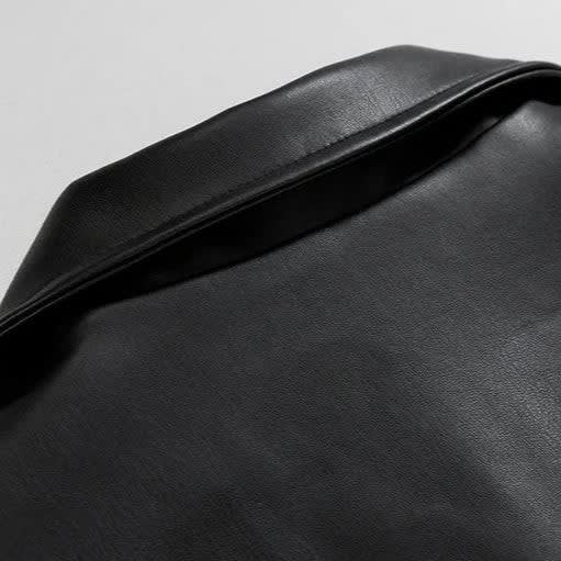 Men's Oversized Faux Leather Jacket | Douglas_6